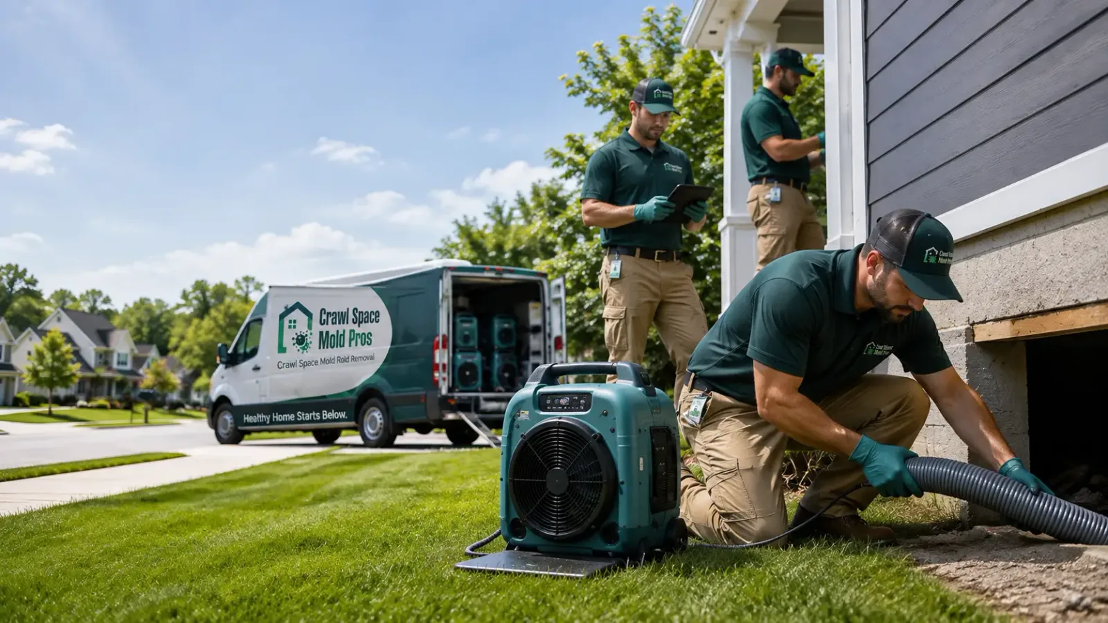 Crawl Space Mold Removal in Hanover, ME